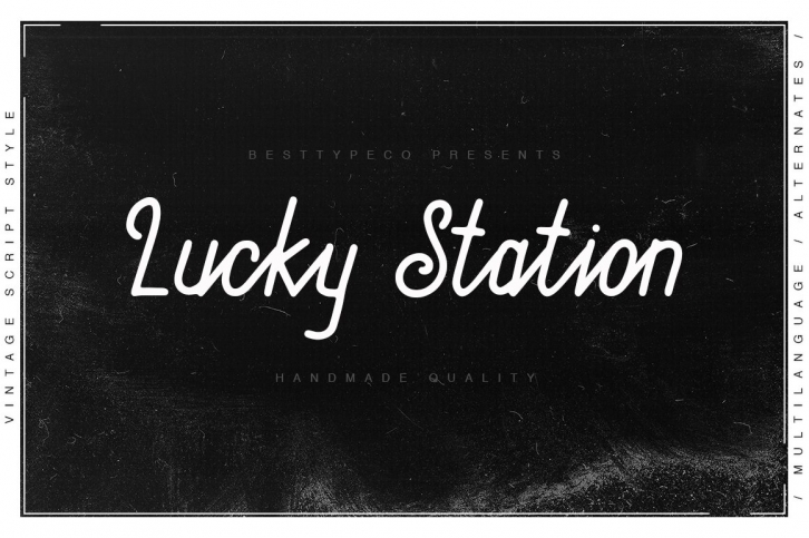 Lucky Station Font Download