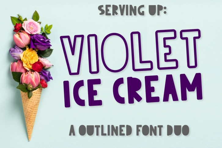 Violet Ice Cream Font Download