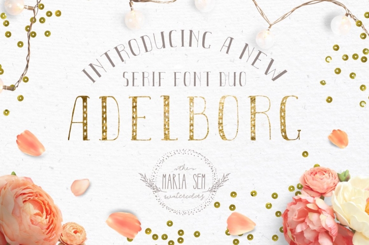 Adelborg font duo Font Download