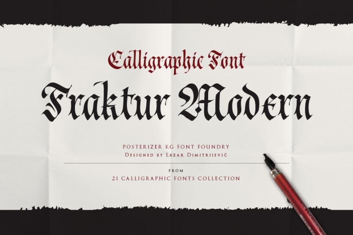 Cal Fraktur Modern font Font Download