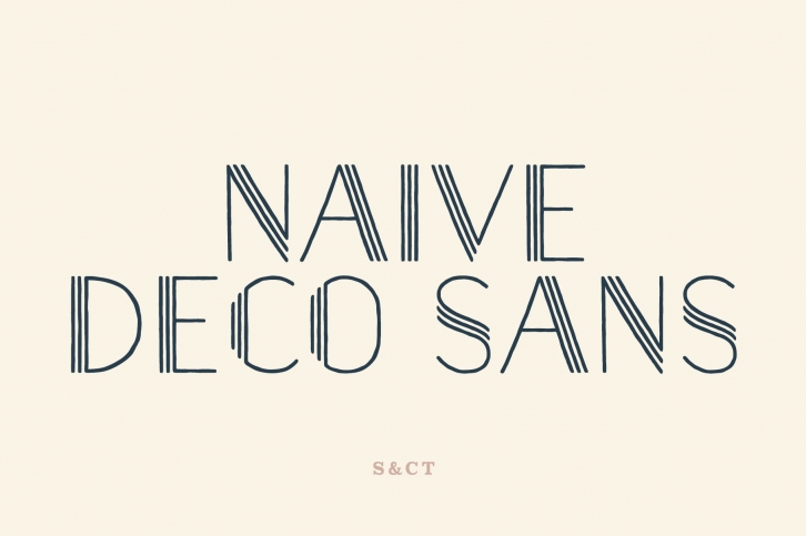 Naive Deco Sans Collection Font Download