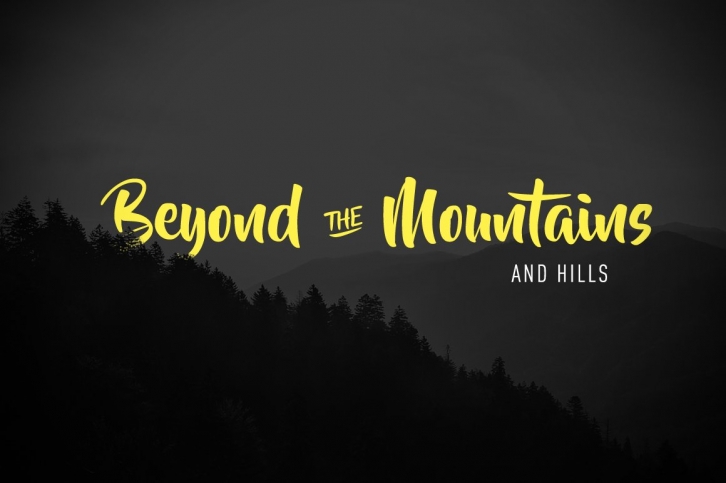 Beyond The Mountains Font Download
