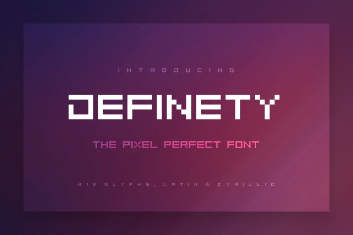 Definety: The Pixel Perfect Font Download