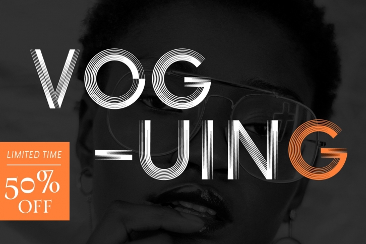 Voguing 50% off Font Download