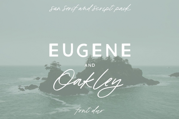 Eugene and Oakley Duo Font Download