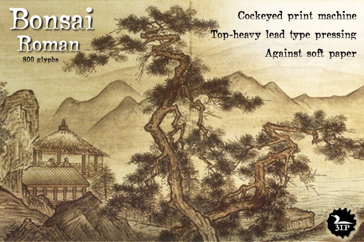 Bonsai Roman Font Download