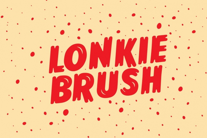 Lonkie Brush Font Download