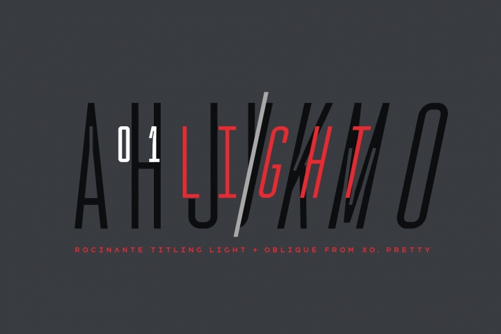 Rocinante Titling Light Font Download