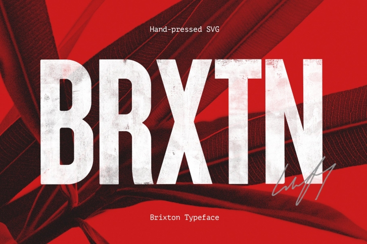 Brixton SVG Font Download