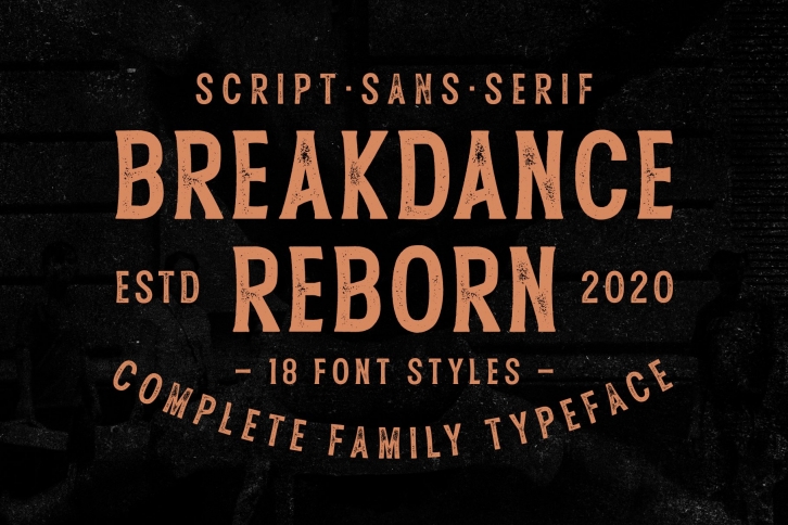 Breakdance Complete Family Font Download