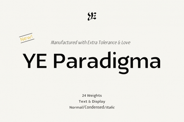 YE Paradigma Font Download