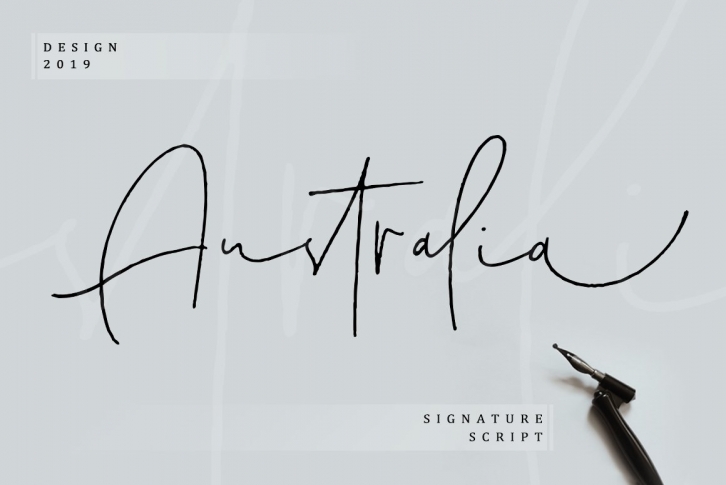 Australia Signature Script Font Download