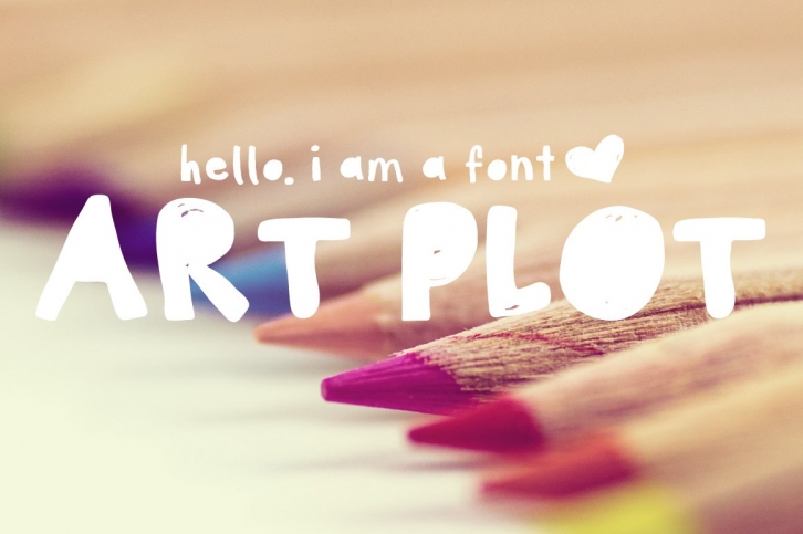 Art Plot Bold Hand Drawn Font Download