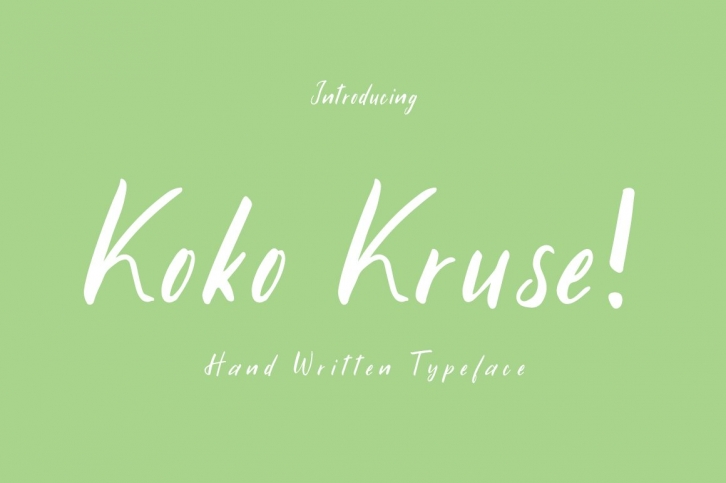 Koko Kruse Font Download