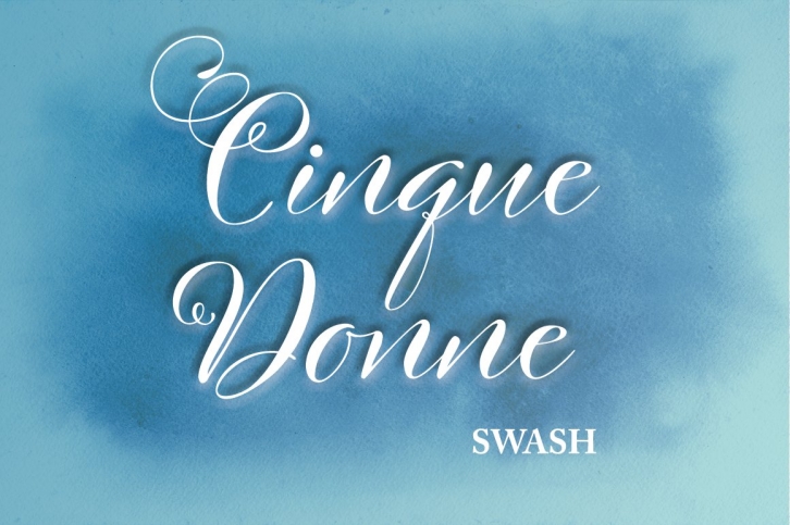 Cinque Donne Swash Font Download