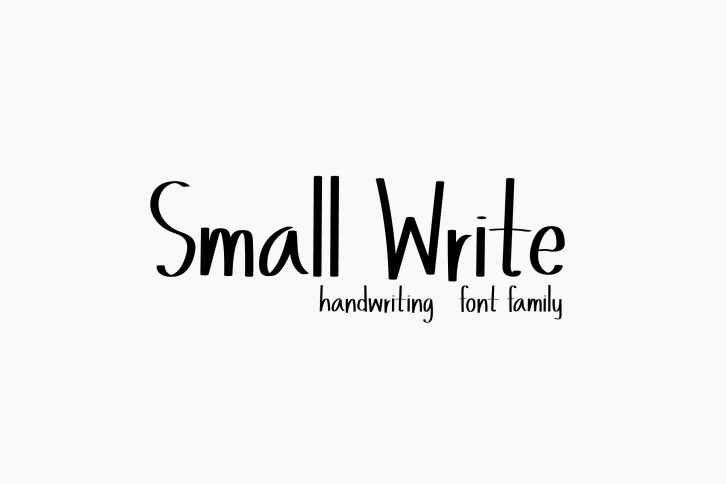 Small Write Font Download