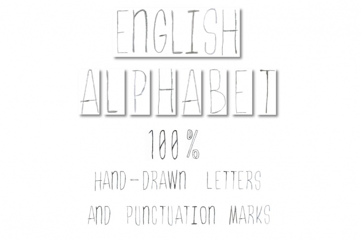 ABC Sketch-style. Hand-drawn. AE CS6 Font Download