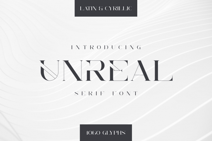 Unreal serif font Font Download