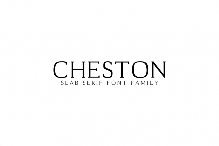 Cheston Slab Serif 5 Family Set Font Download