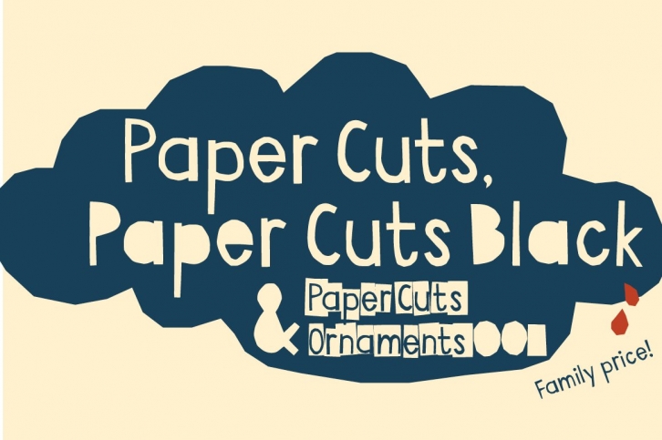Paper Cuts Family Font Download