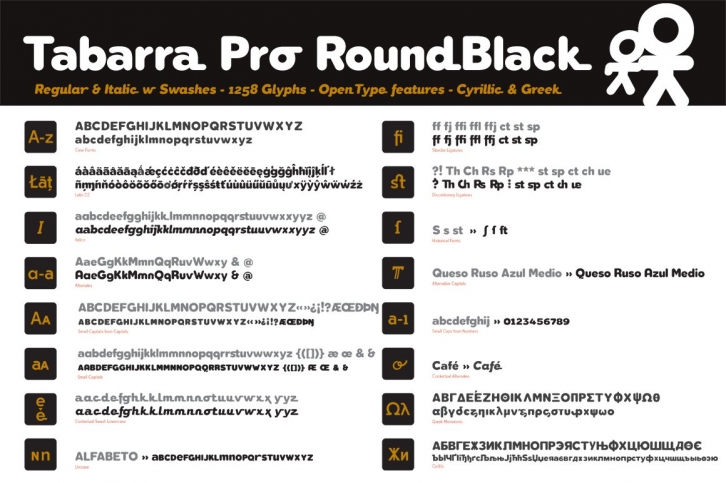 Tabarra Pro Round Black Font Download
