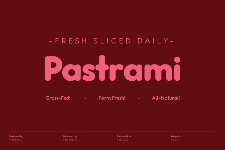 Pastrami Font Download