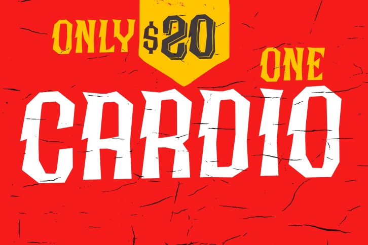 Cardio One Font Download
