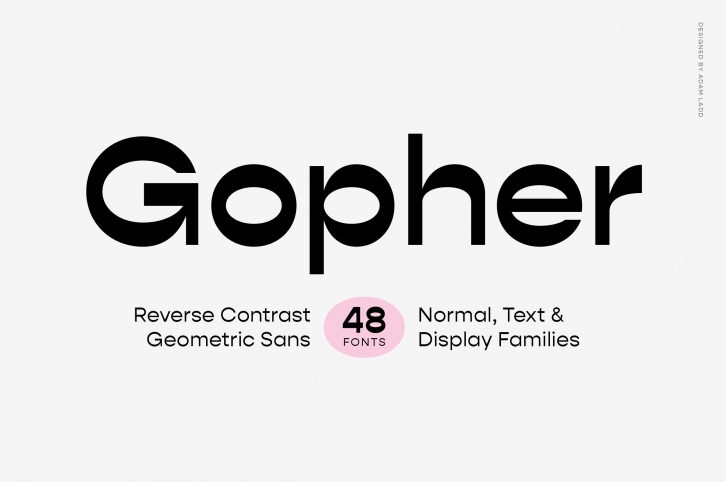 Gopher Complete Family Font Download