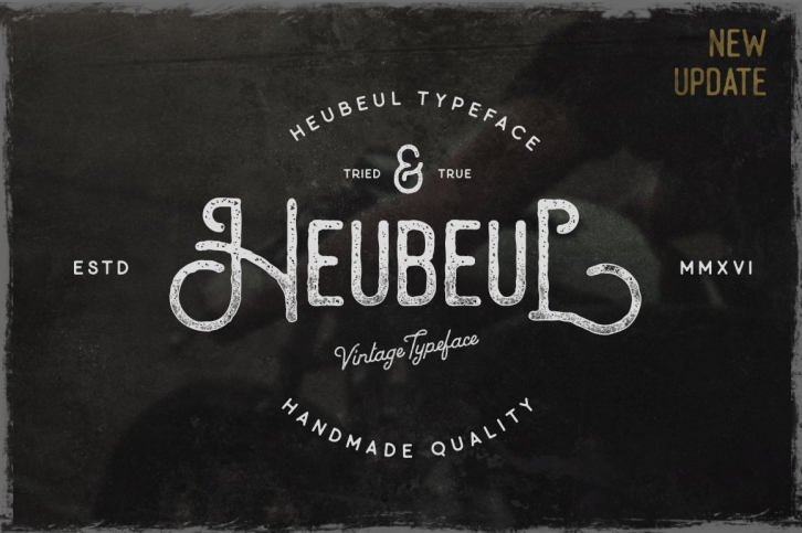 Heubeul Vintage Typeface (UPDATE) Font Download