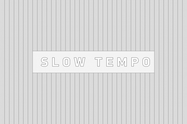 Slow Tempo Font Download