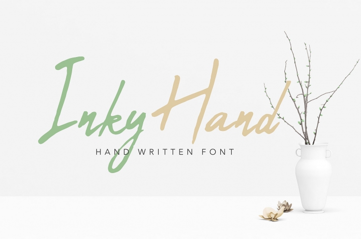 Inky Hand Scribe Font Download
