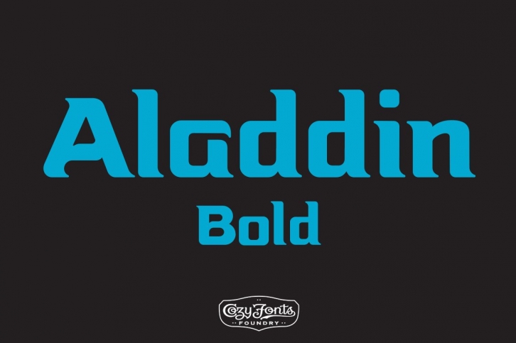 Aladdin Bold Font Download