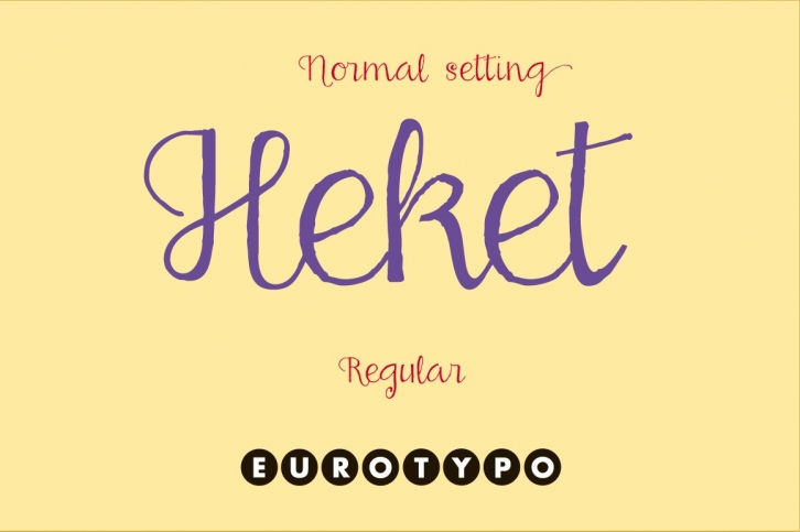 Heket Regular Font Download