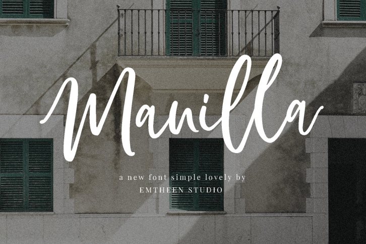 Manilla Script Font Download