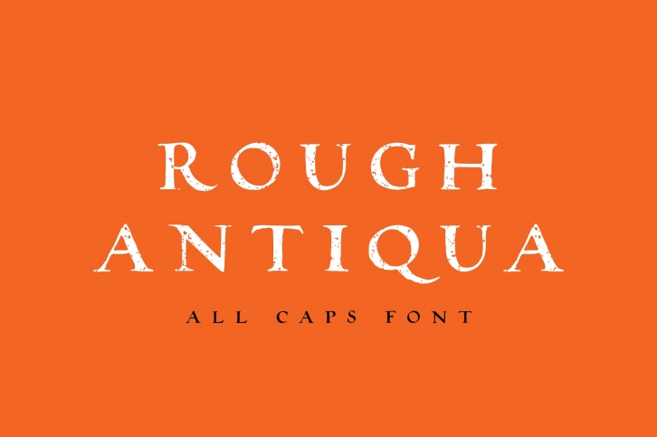 Distressed Serif Rough Antiqua Font Download