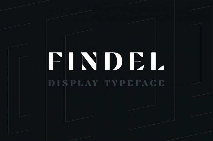 Findel Display Typeface Font Download