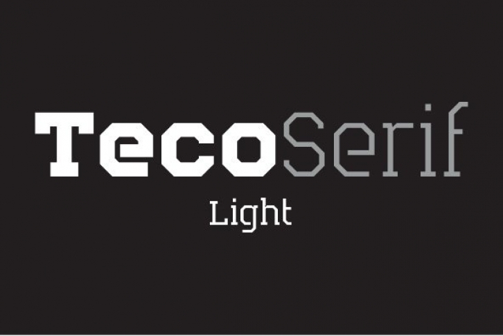 Teco Serif Light Font Download