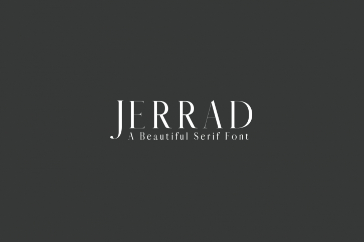 Jerrad Beautiful Serif 4 Family Font Download