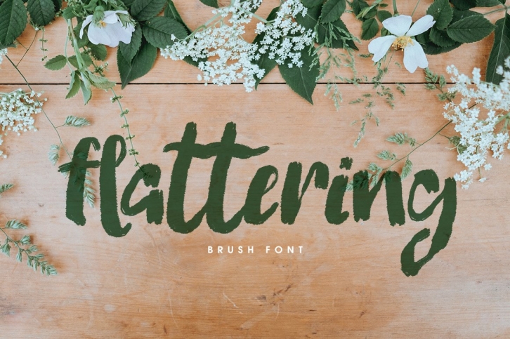 Flattering Font Download