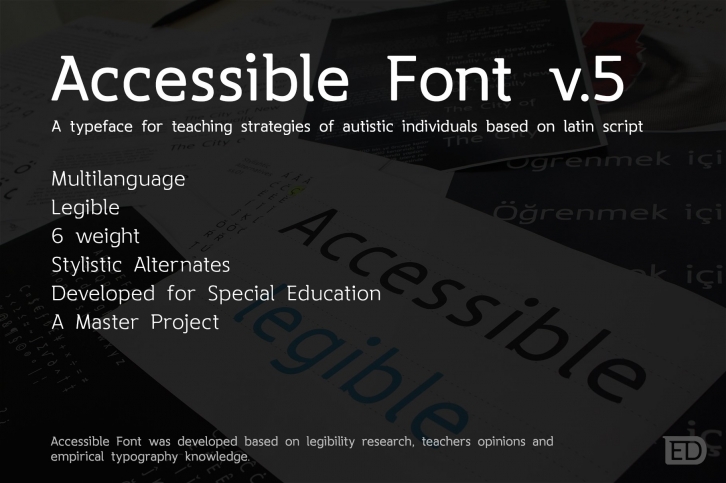 Accessible Version 5 Font Download