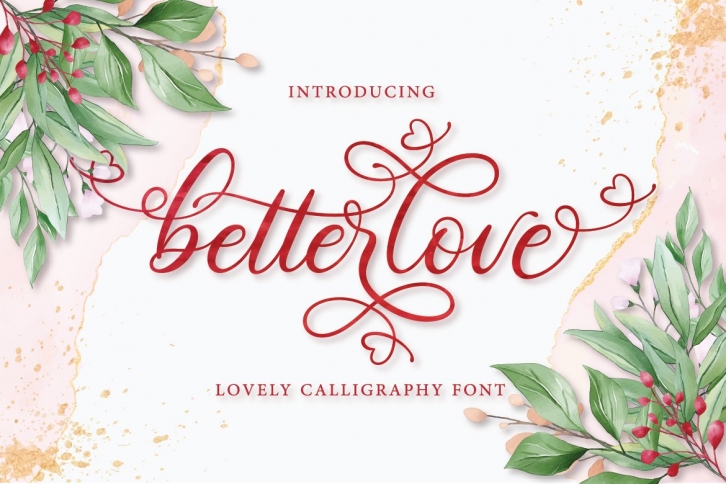 Betterlove Calligraphy Font Download