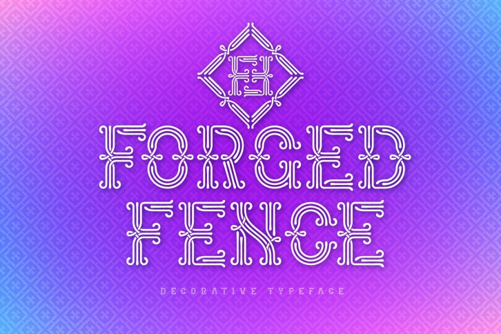 Forged Fence Typeface Font Download