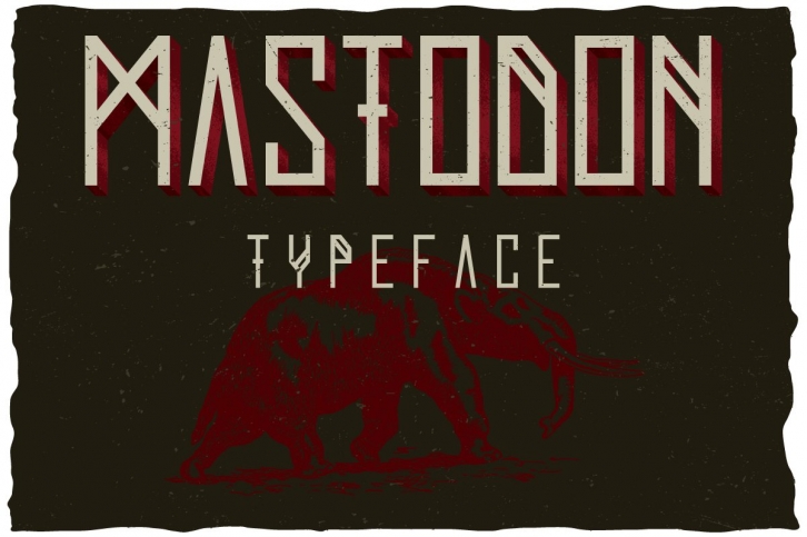 Mastodon Typeface Font Download