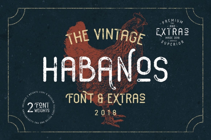 Habanos Retro Font Download