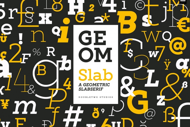 XXII Geom Slab Font Download