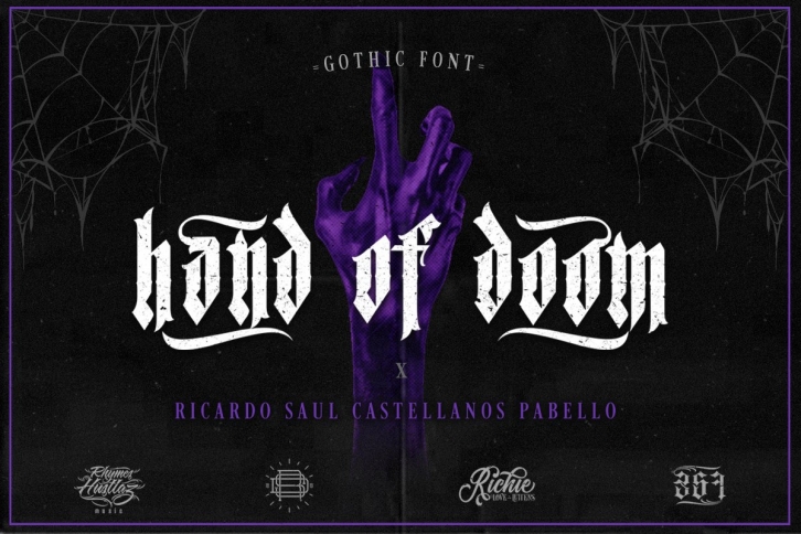 Hand of Doom (Gothic) Font Download