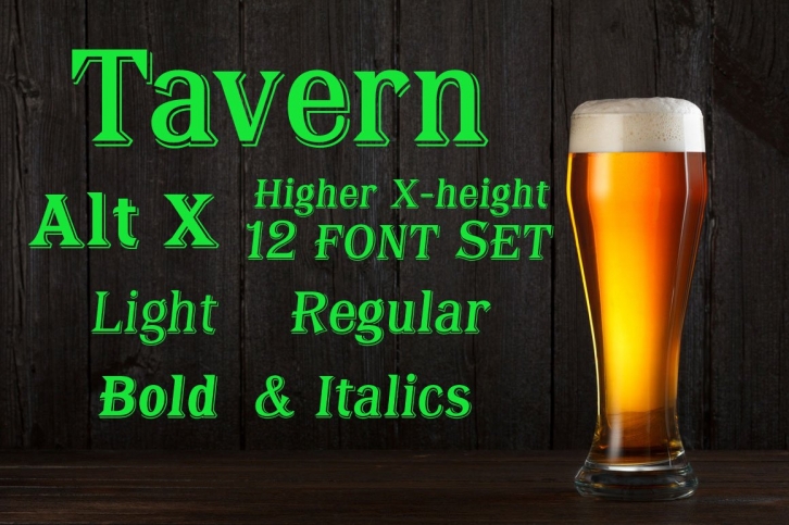 Tavern Alt X Font Download