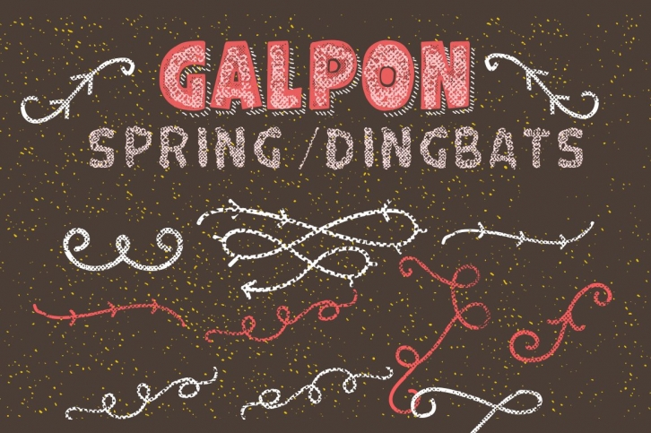 Galpon Spring / all Dingbats Font Download