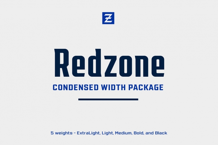 Redzone Display – Condensed Font Download