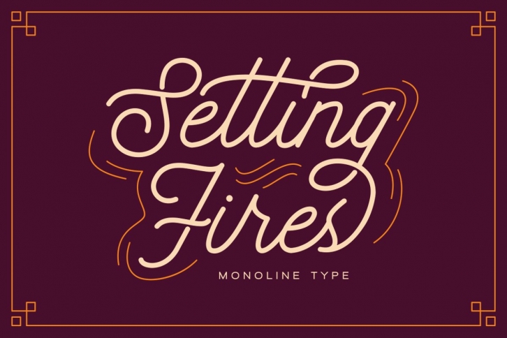 Setting Fires Font Download